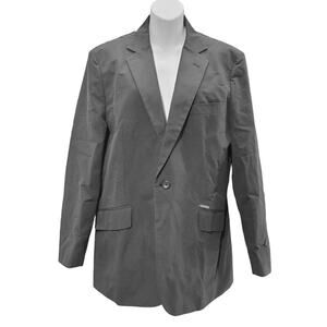 Scotch & Soda Blazer Jacket Single Breasted One Button Classic Fit Black Mens XL